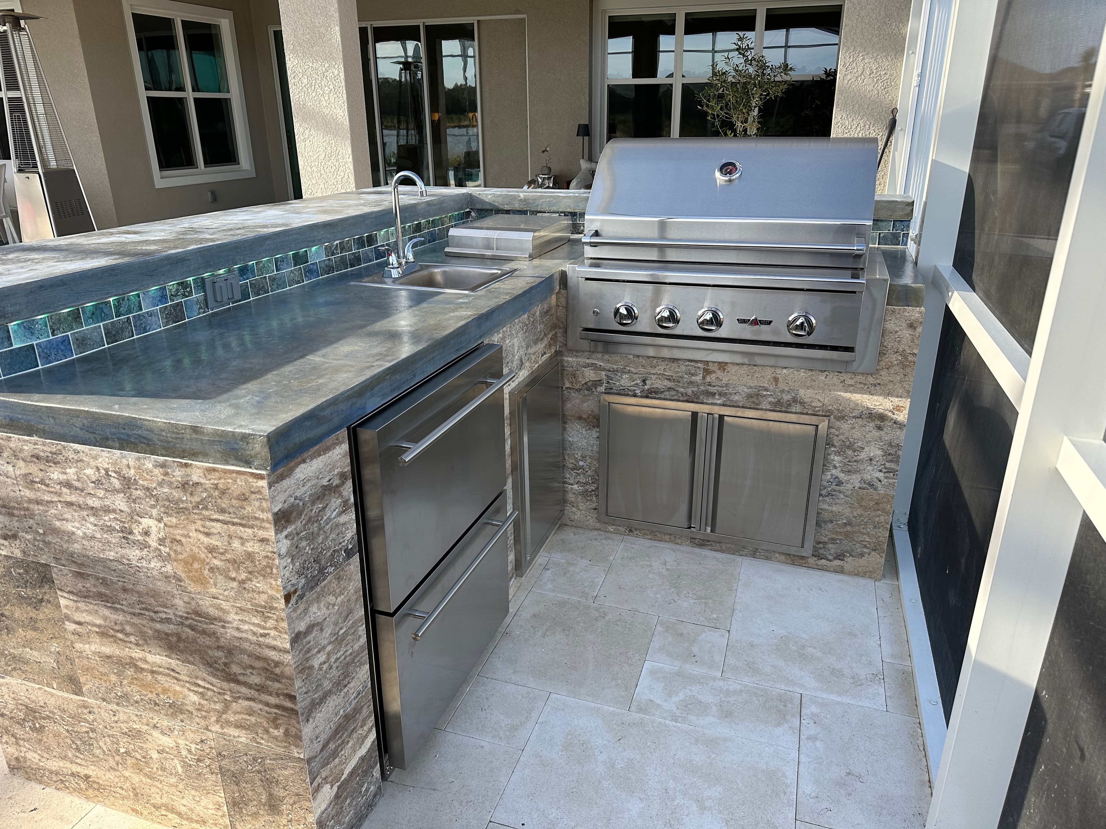 Outdoor kitchen project