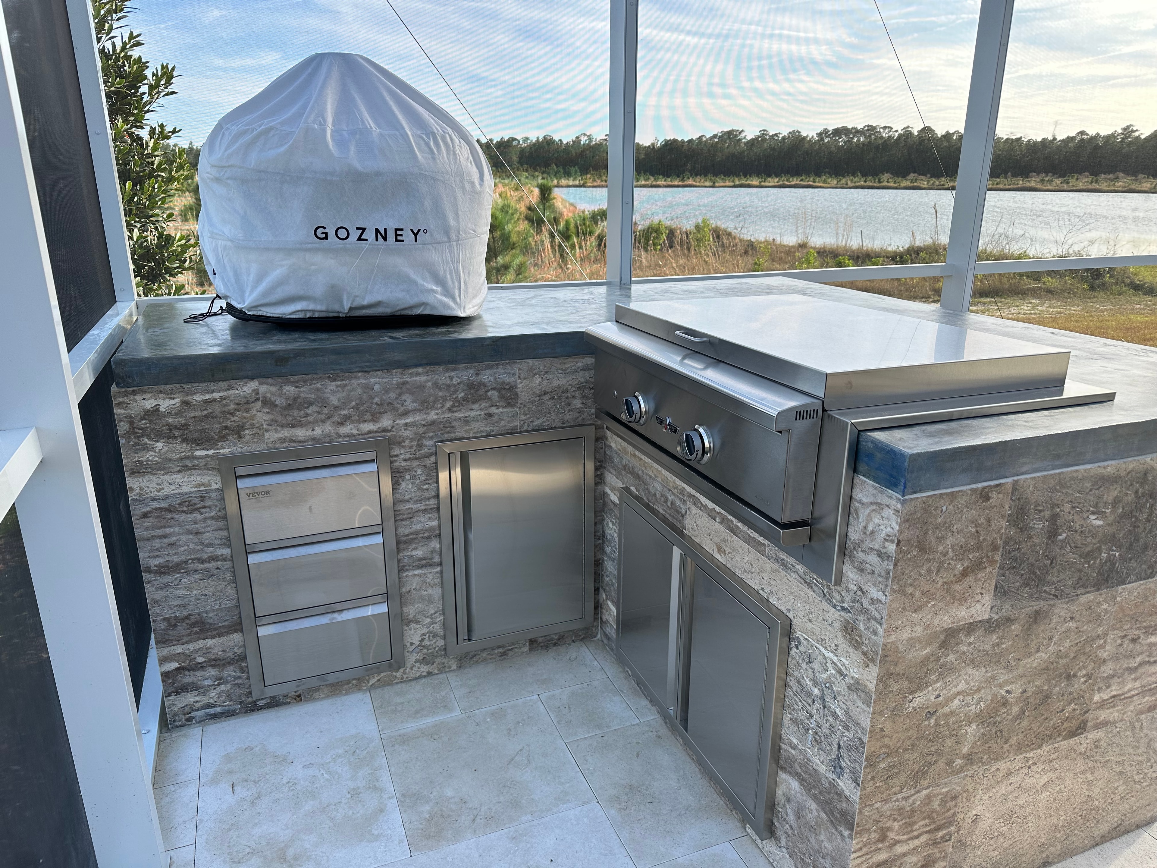 Outdoor kitchen project