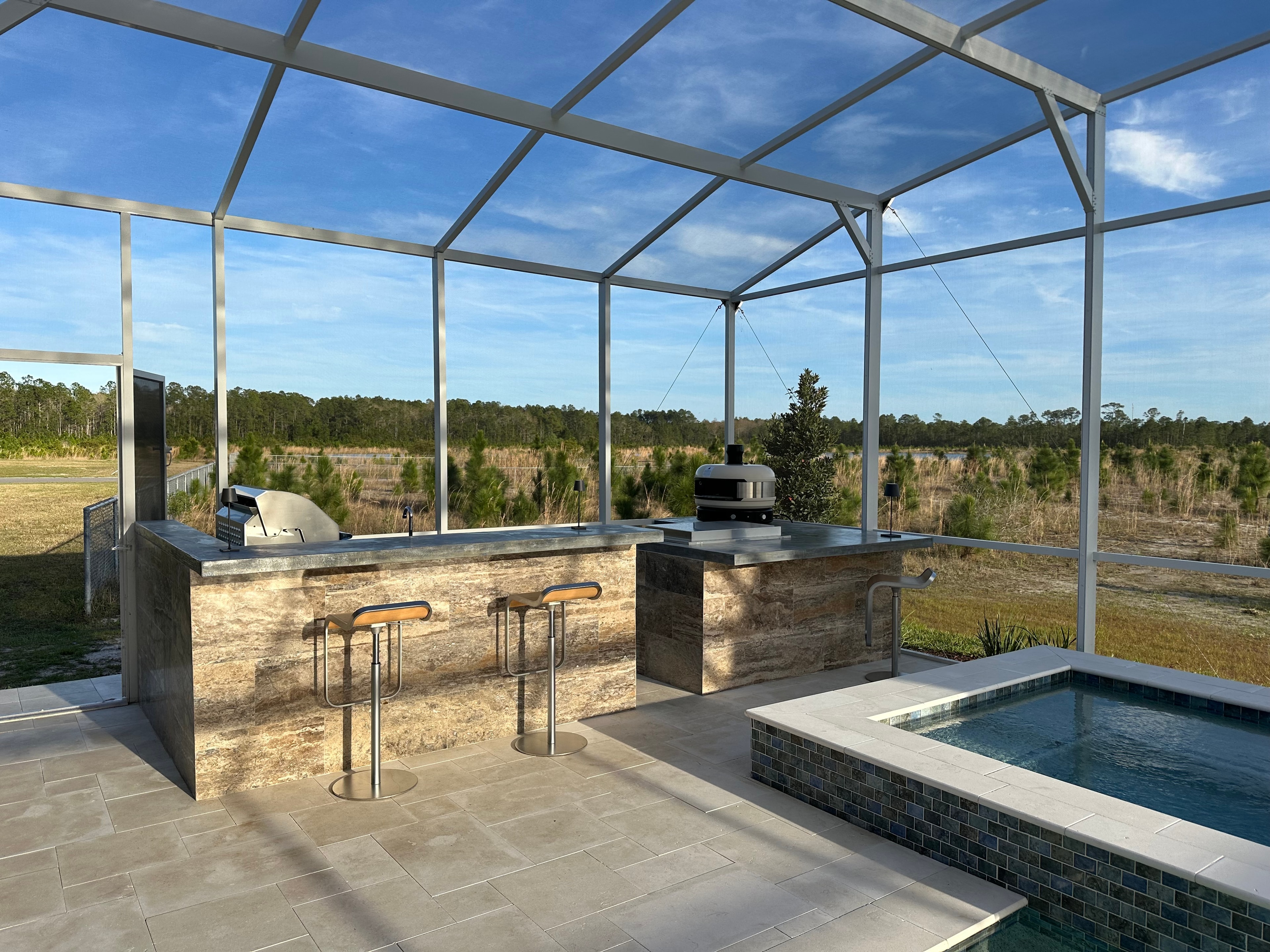 Outdoor kitchen project
