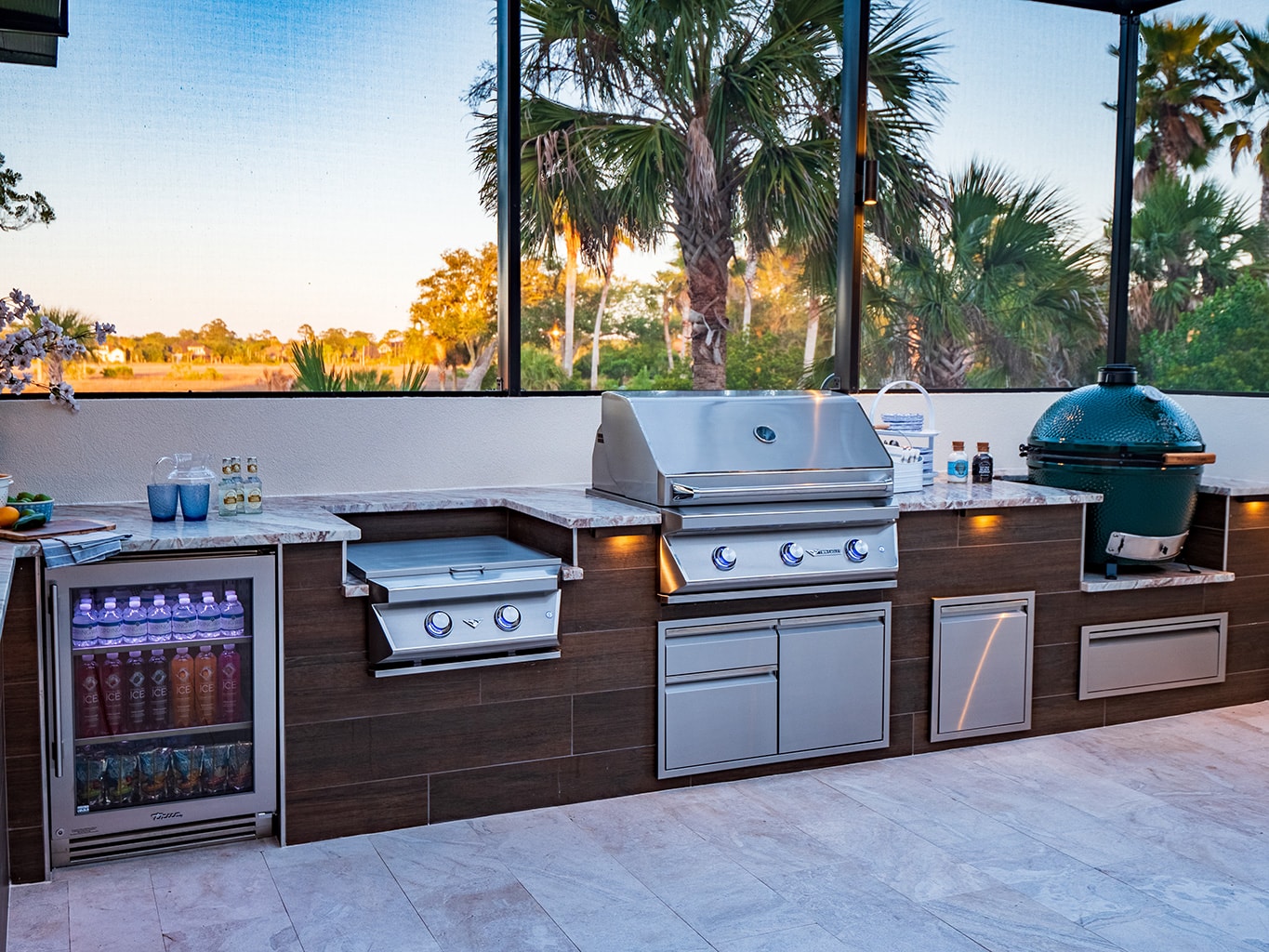 Custom outdoor kitchen